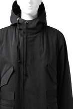 画像をギャラリービューアに読み込む, COLINA M-1947 HOOD PARKA COAT / HIGH DENSITY MILICLOTH &amp; CLIMASHIELD® (BLACK)