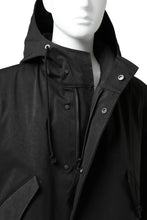 画像をギャラリービューアに読み込む, COLINA M-1947 HOOD PARKA COAT / HIGH DENSITY MILICLOTH &amp; CLIMASHIELD® (BLACK)