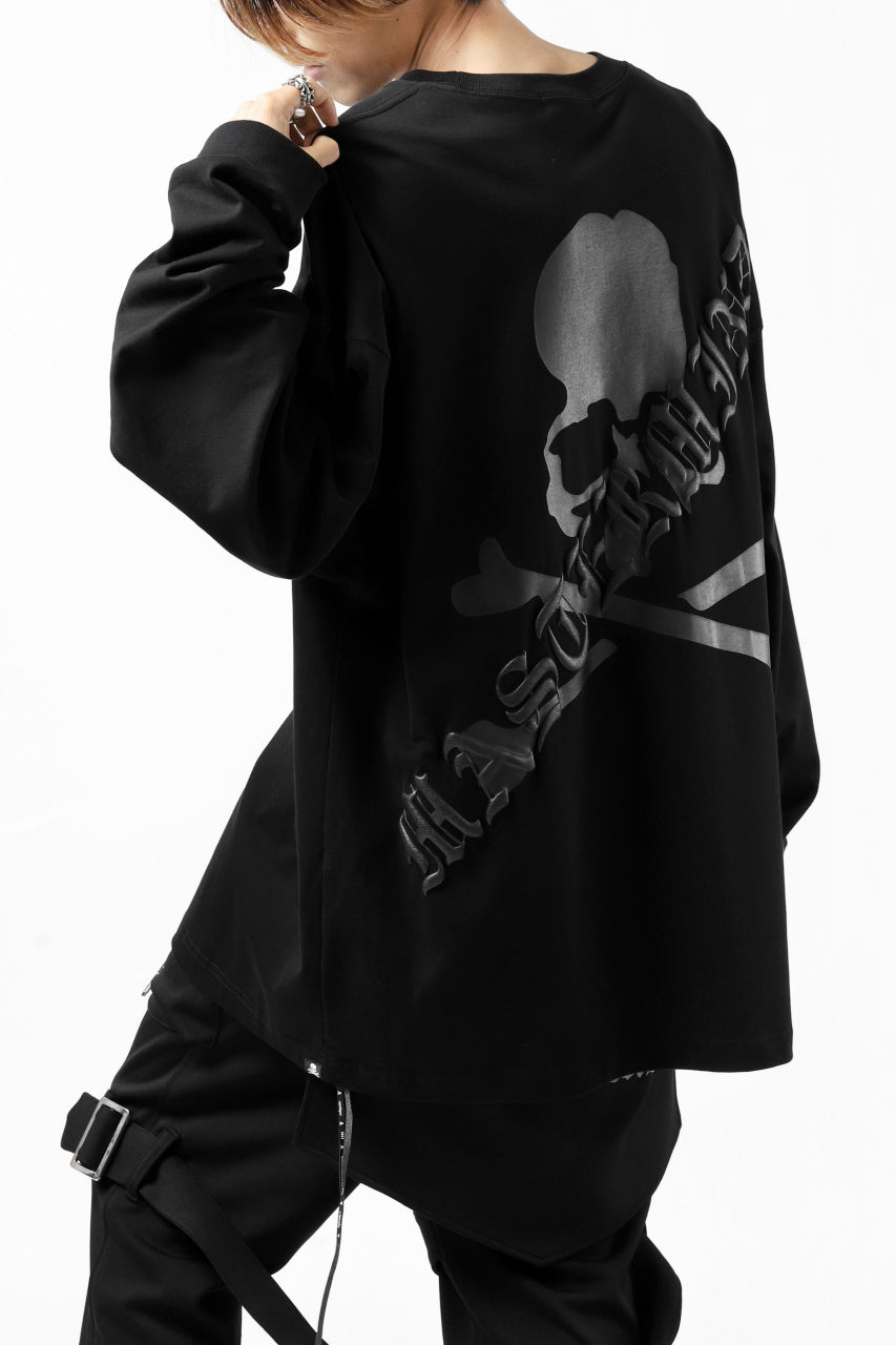 画像をギャラリービューアに読み込む, mastermind JAPAN BOXY-FIT LS / RUBBER AND FOAM PRINTED (BLACK)