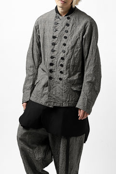 Load image into Gallery viewer, KLASICA VESSER WORK JACKET / ORIGINAL PONGEE NEP (GLEN CHECK)