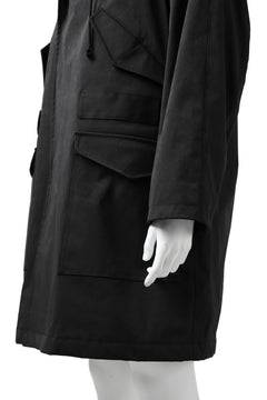 画像をギャラリービューアに読み込む, COLINA M-1947 HOOD PARKA COAT / HIGH DENSITY MILICLOTH &amp; CLIMASHIELD® (BLACK)