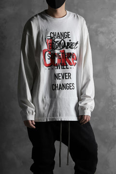 画像をギャラリービューアに読み込む, CHANGES VINTAGE REMAKE MULTI PANEL LONG SLEEVE TEE (MULTI WHITE #Coke)