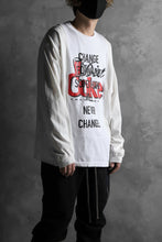 画像をギャラリービューアに読み込む, CHANGES VINTAGE REMAKE MULTI PANEL LONG SLEEVE TEE (MULTI WHITE #Coke)