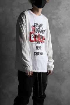 画像をギャラリービューアに読み込む, CHANGES VINTAGE REMAKE MULTI PANEL LONG SLEEVE TEE (MULTI WHITE #Coke)