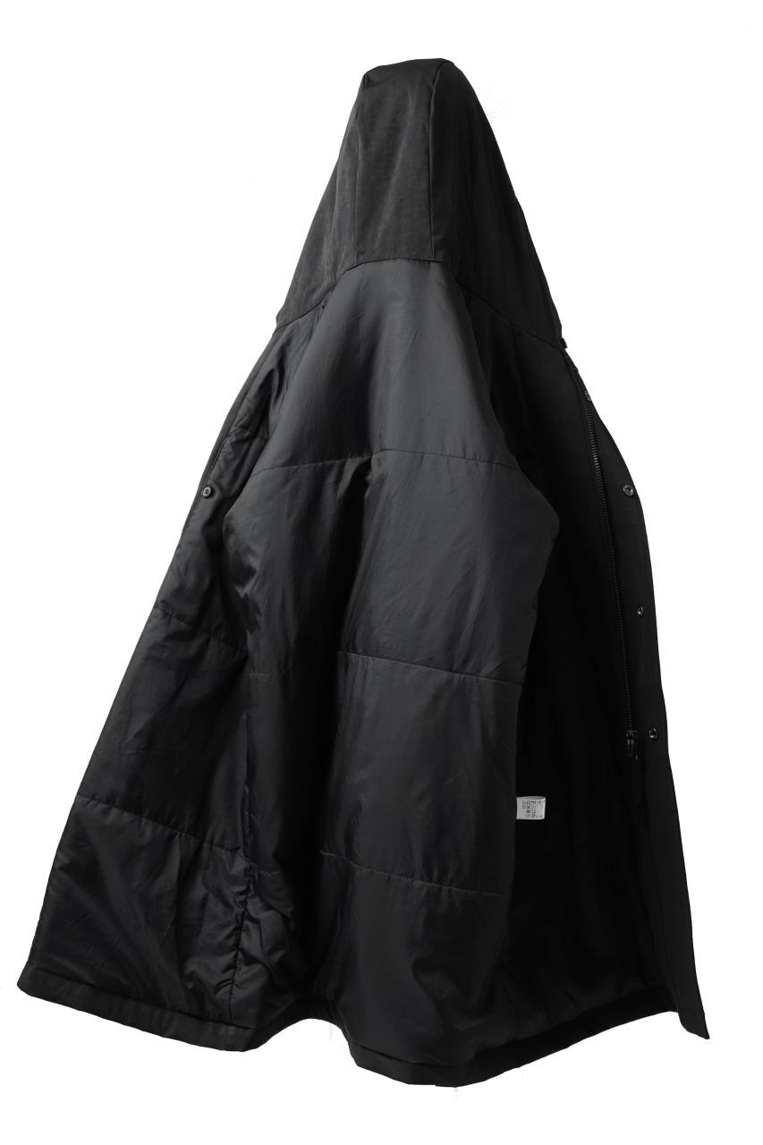 画像をギャラリービューアに読み込む, COLINA M-1947 HOOD PARKA COAT / HIGH DENSITY MILICLOTH &amp; CLIMASHIELD® (BLACK)