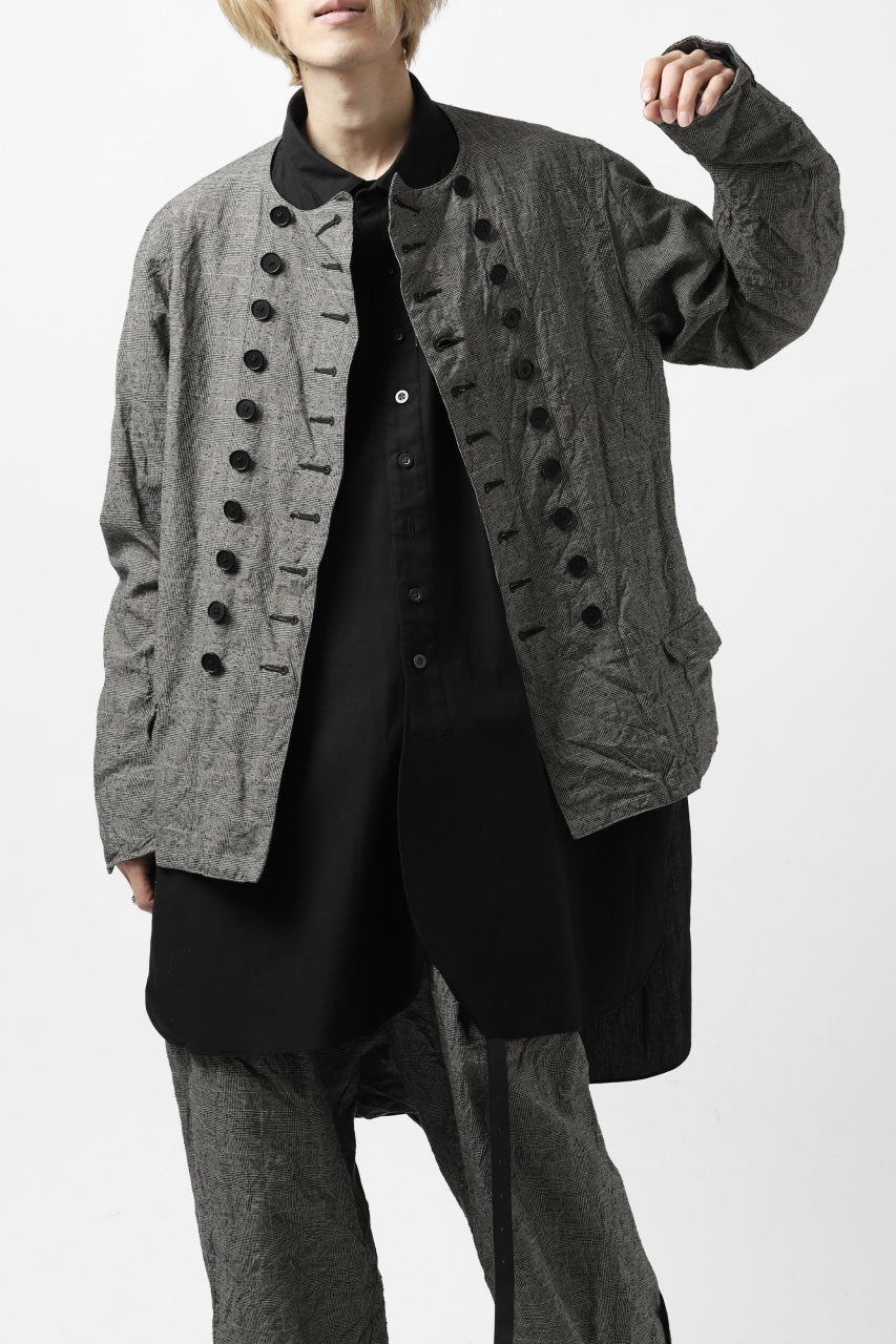 Load image into Gallery viewer, KLASICA VESSER WORK JACKET / ORIGINAL PONGEE NEP (GLEN CHECK)