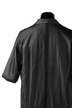 Load image into Gallery viewer, KLASICA SH-33(edit.2) 2 LAYERED SHIRT / TRANSLUCENT ORGANDY (BLACK)
