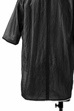 Load image into Gallery viewer, KLASICA SH-33(edit.2) 2 LAYERED SHIRT / TRANSLUCENT ORGANDY (BLACK)