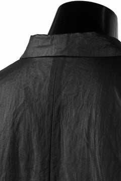 Load image into Gallery viewer, KLASICA SH-33(edit.2) 2 LAYERED SHIRT / TRANSLUCENT ORGANDY (BLACK)