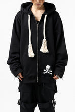 Load image into Gallery viewer, mastermind JAPAN HOODIE ZIP SWEAT JACKET / ROPE CODE (BLACK)