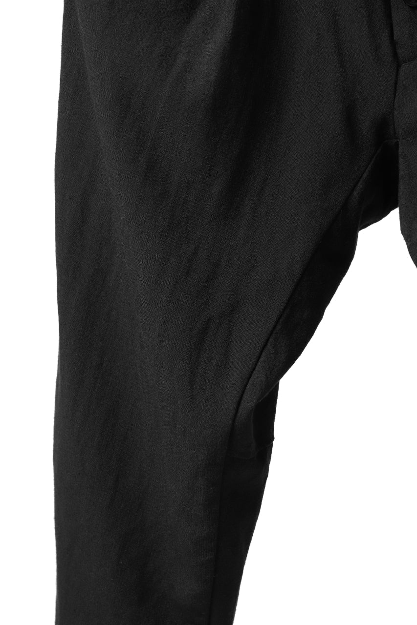 Load image into Gallery viewer, KLASICA SABRON WIDE TAPERED TROUSERS / MONOTONE HOUND TOOTH (BLACK)