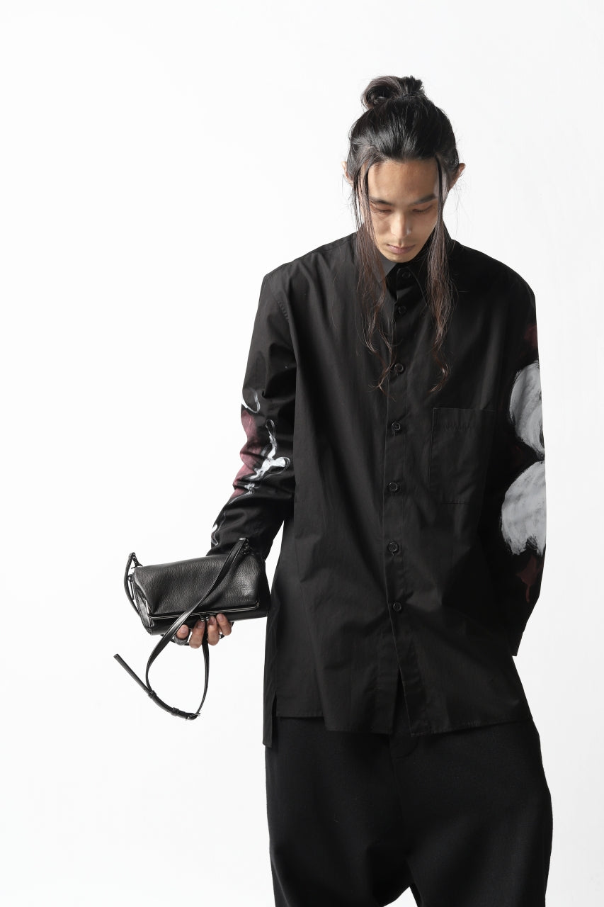 画像をギャラリービューアに読み込む, discord Yohji Yamamoto CLASP ZIP WALLET with SHOULDER STRAP (BLACK)