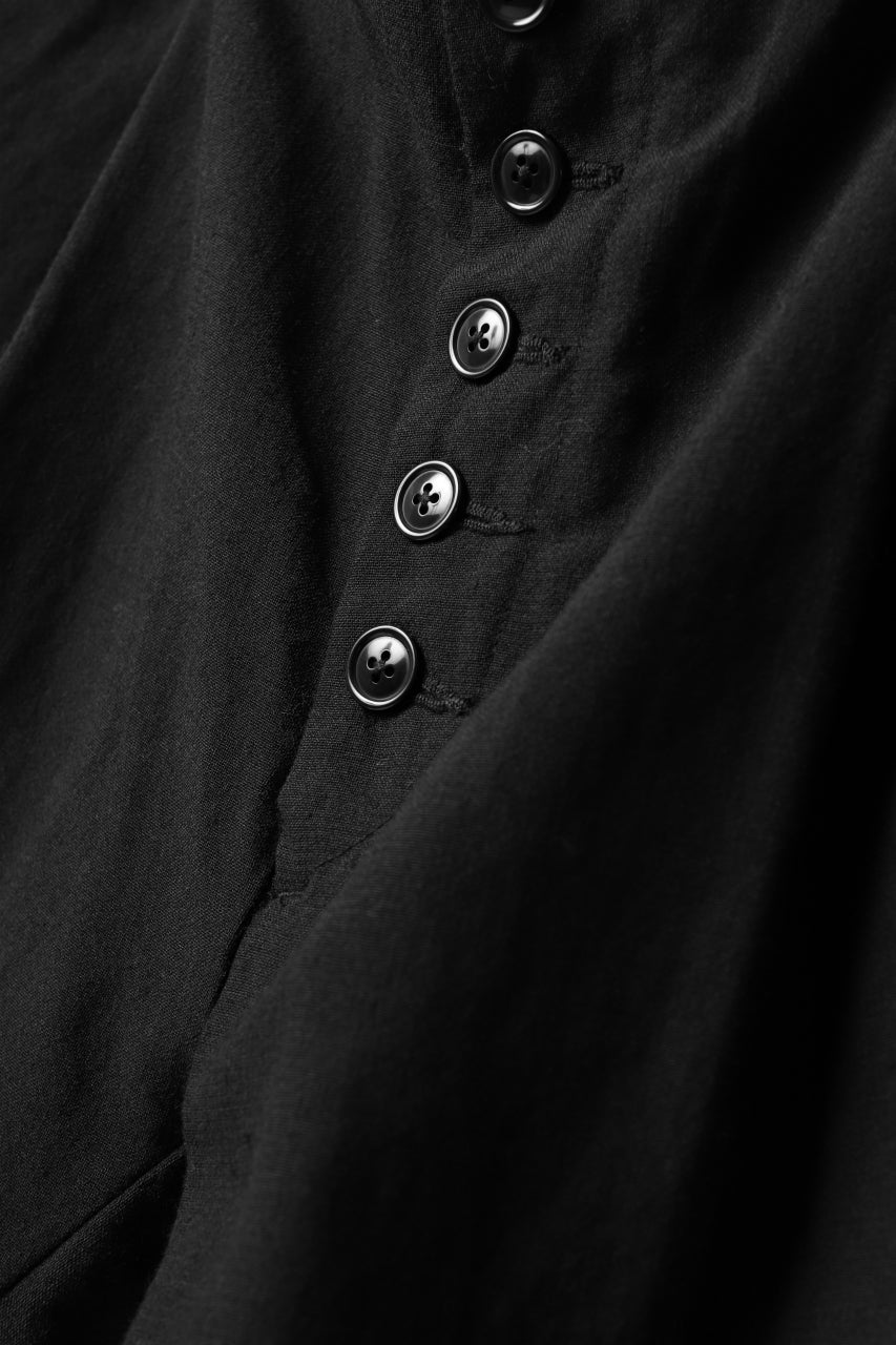 Load image into Gallery viewer, KLASICA SABRON WIDE TAPERED TROUSERS / MONOTONE HOUND TOOTH (BLACK)