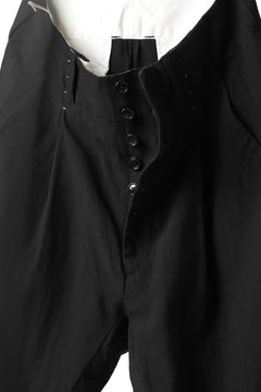 Load image into Gallery viewer, KLASICA SABRON WIDE TAPERED TROUSERS / MONOTONE HOUND TOOTH (BLACK)