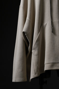 画像をギャラリービューアに読み込む, A.F ARTEFACT DOLMAN HOODIE PULLOVER / COPE KNIT JERSEY (IVORY)