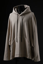画像をギャラリービューアに読み込む, A.F ARTEFACT DOLMAN HOODIE PULLOVER / COPE KNIT JERSEY (IVORY)