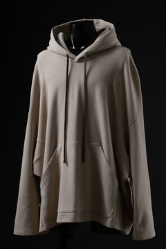 画像をギャラリービューアに読み込む, A.F ARTEFACT DOLMAN HOODIE PULLOVER / COPE KNIT JERSEY (IVORY)