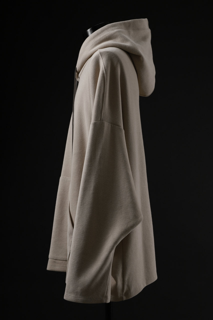 画像をギャラリービューアに読み込む, A.F ARTEFACT DOLMAN HOODIE PULLOVER / COPE KNIT JERSEY (IVORY)