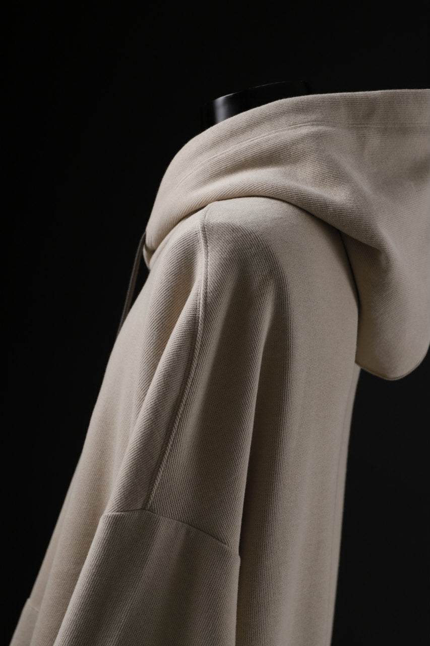 画像をギャラリービューアに読み込む, A.F ARTEFACT DOLMAN HOODIE PULLOVER / COPE KNIT JERSEY (IVORY)