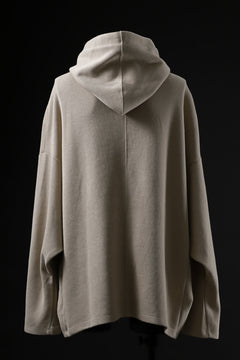 画像をギャラリービューアに読み込む, A.F ARTEFACT DOLMAN HOODIE PULLOVER / COPE KNIT JERSEY (IVORY)