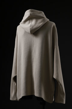 画像をギャラリービューアに読み込む, A.F ARTEFACT DOLMAN HOODIE PULLOVER / COPE KNIT JERSEY (IVORY)