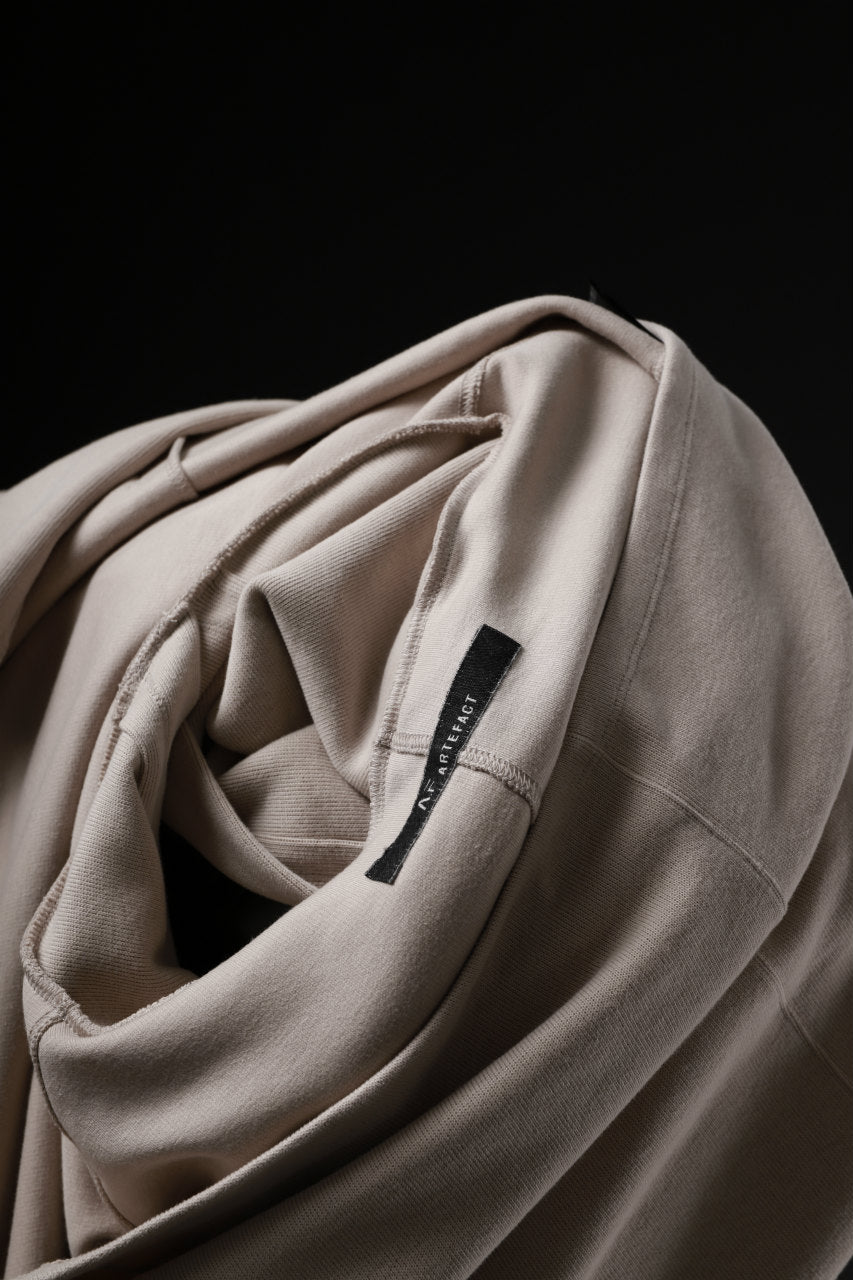 画像をギャラリービューアに読み込む, A.F ARTEFACT DOLMAN HOODIE PULLOVER / COPE KNIT JERSEY (IVORY)