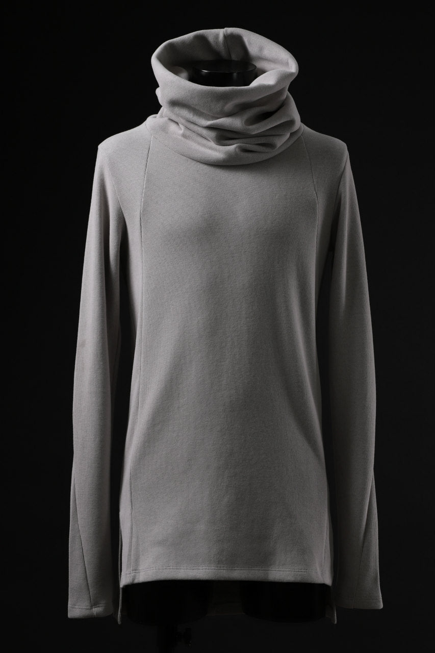 画像をギャラリービューアに読み込む, A.F ARTEFACT TURTLE NECK PULLOVER / COPE KNIT JERSEY (L.GREY)