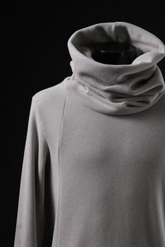 画像をギャラリービューアに読み込む, A.F ARTEFACT TURTLE NECK PULLOVER / COPE KNIT JERSEY (L.GREY)