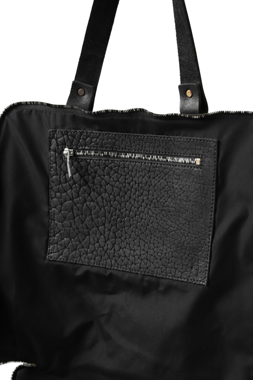 画像をギャラリービューアに読み込む, ierib onepiece tote bag / Rough Bull (BLACK)