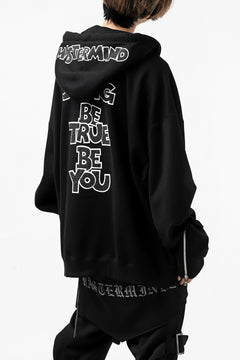 Load image into Gallery viewer, mastermind JAPAN HOODIE ZIP SWEAT JACKET / ROPE CODE (BLACK)