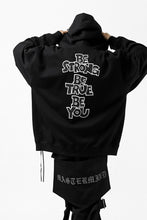 Load image into Gallery viewer, mastermind JAPAN HOODIE ZIP SWEAT JACKET / ROPE CODE (BLACK)