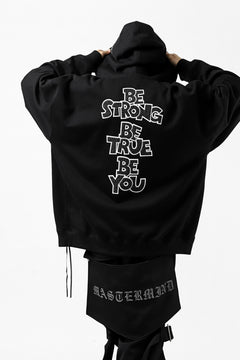 Load image into Gallery viewer, mastermind JAPAN HOODIE ZIP SWEAT JACKET / ROPE CODE (BLACK)
