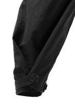 Load image into Gallery viewer, KLASICA GARNER EXTRA WIDE STRING TROUSERS / HIGH DENSITY MATT TWILL (BLACK)