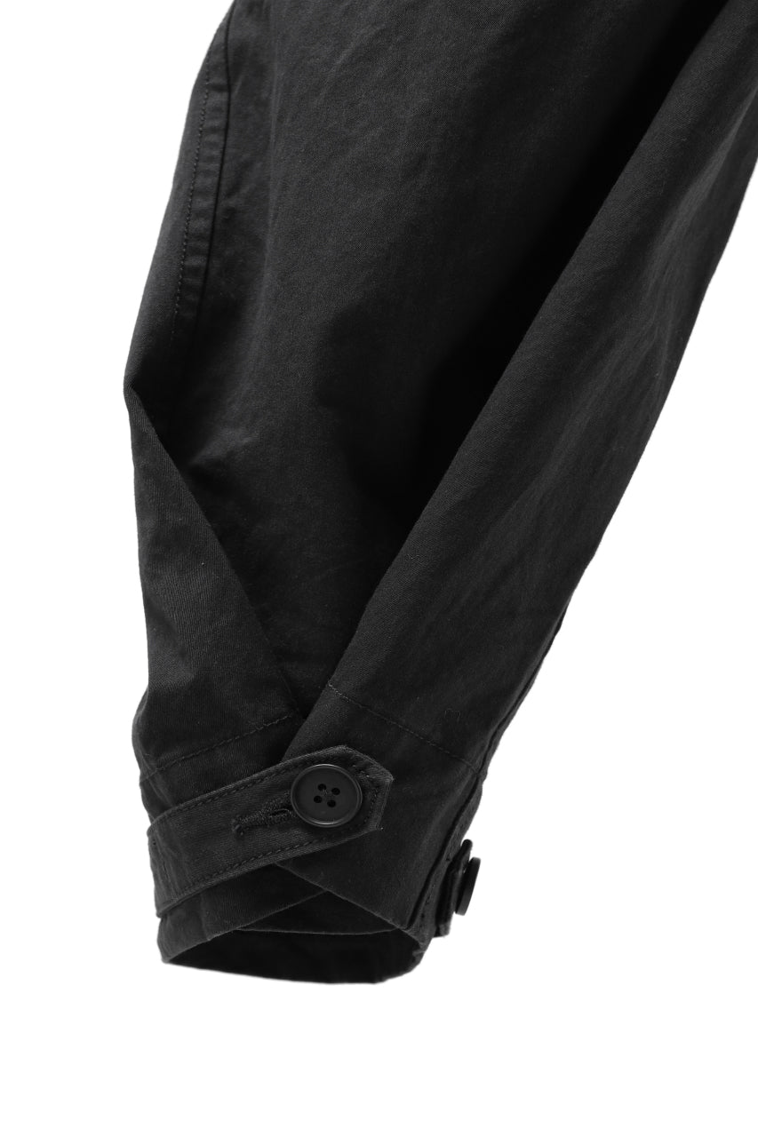Load image into Gallery viewer, KLASICA GARNER EXTRA WIDE STRING TROUSERS / HIGH DENSITY MATT TWILL (BLACK)
