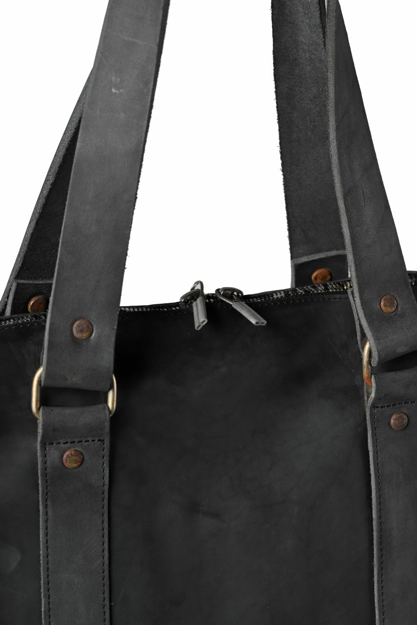 画像をギャラリービューアに読み込む, ierib exclusive onepiece tote bag / Nicolas Italy Vachetta (BLACK)