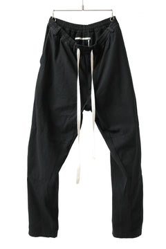 画像をギャラリービューアに読み込む, _vital easy straight trousers / cotton linen loose ox (BLACK)