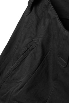 Load image into Gallery viewer, KLASICA 1960 (C-Twill) CARGO POCKET TROUSERS / HIGH DENSITY MATT TWILL (BLACK)