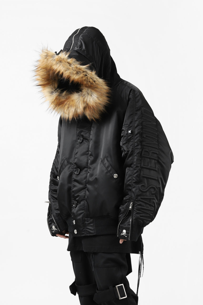 画像をギャラリービューアに読み込む, mastermind JAPAN N-2B HEAVY-ZONE FLIGHT JACKET (BLACK)