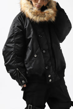 画像をギャラリービューアに読み込む, mastermind JAPAN N-2B HEAVY-ZONE FLIGHT JACKET (BLACK)