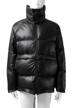 画像をギャラリービューアに読み込む, Y's.... SHEEP LEATHER DOWN JACKET (BLACK)