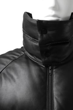 画像をギャラリービューアに読み込む, Y's.... SHEEP LEATHER DOWN JACKET (BLACK)