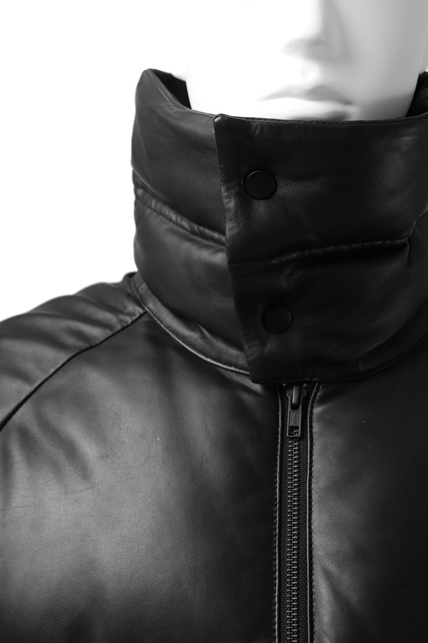画像をギャラリービューアに読み込む, Y's.... SHEEP LEATHER DOWN JACKET (BLACK)