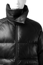 画像をギャラリービューアに読み込む, Y's.... SHEEP LEATHER DOWN JACKET (BLACK)