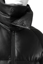 画像をギャラリービューアに読み込む, Y's.... SHEEP LEATHER DOWN JACKET (BLACK)