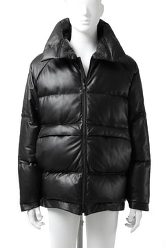画像をギャラリービューアに読み込む, Y's.... SHEEP LEATHER DOWN JACKET (BLACK)