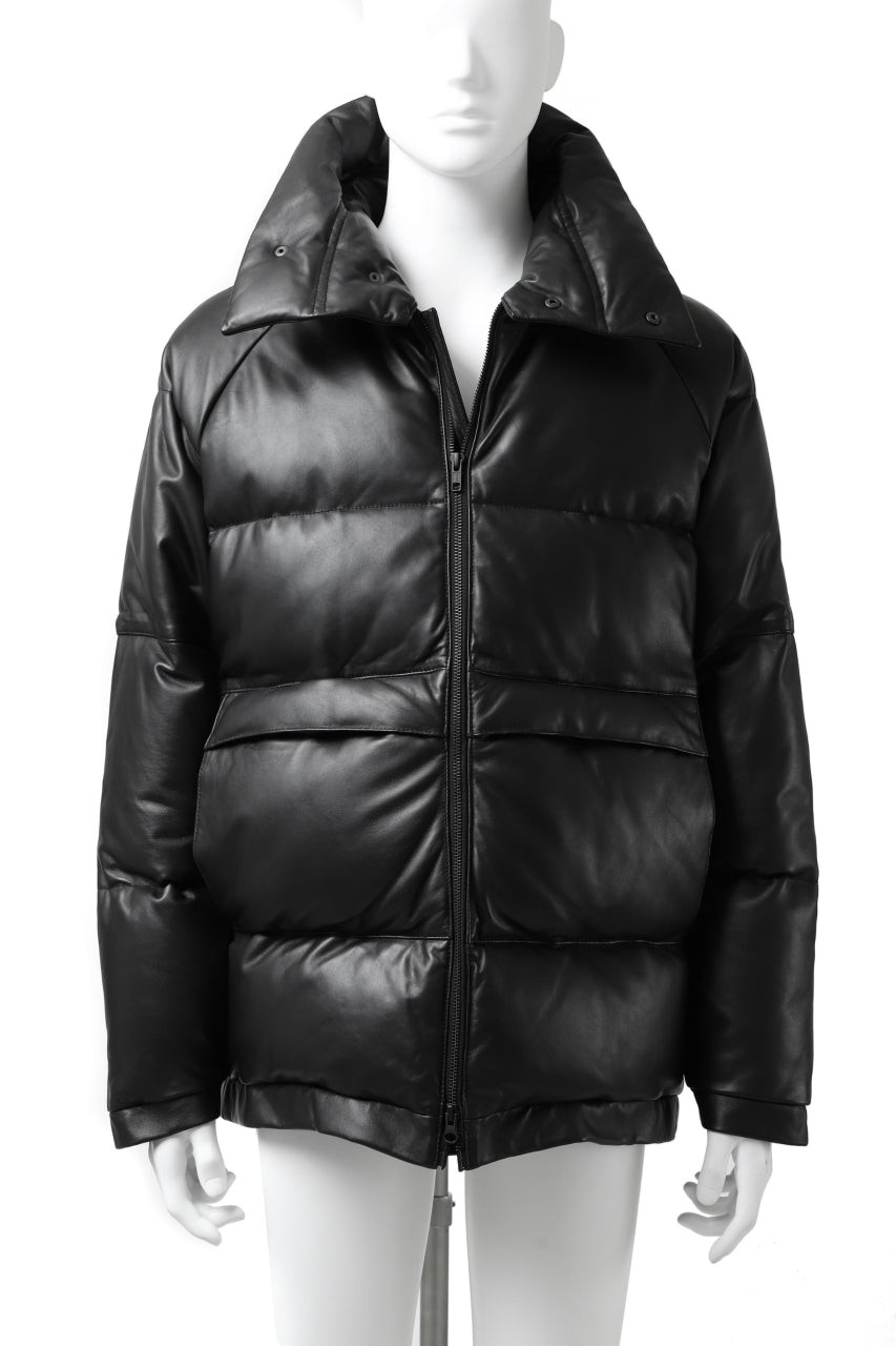 画像をギャラリービューアに読み込む, Y's.... SHEEP LEATHER DOWN JACKET (BLACK)