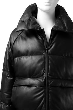 画像をギャラリービューアに読み込む, Y's.... SHEEP LEATHER DOWN JACKET (BLACK)