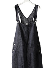 画像をギャラリービューアに読み込む, KLASICA MB OVERALL / DEEP DYED LINEN DENIM (NAVY)
