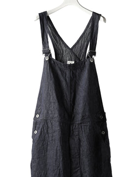 画像をギャラリービューアに読み込む, KLASICA MB OVERALL / DEEP DYED LINEN DENIM (NAVY)