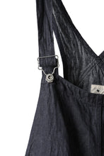画像をギャラリービューアに読み込む, KLASICA MB OVERALL / DEEP DYED LINEN DENIM (NAVY)